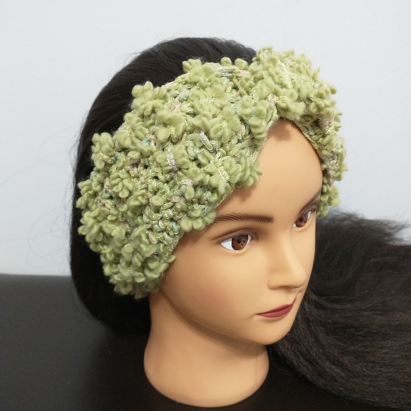 JFaith Designs - handmade Accessories - Sold - Novelty Green Headband/Earwarmer - Handmade